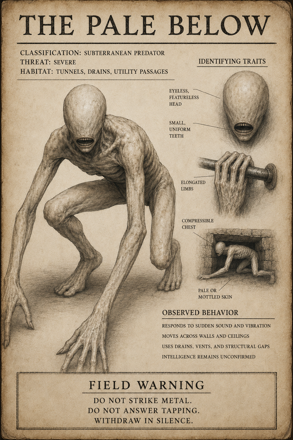 The Pale Below — Vigil field plate