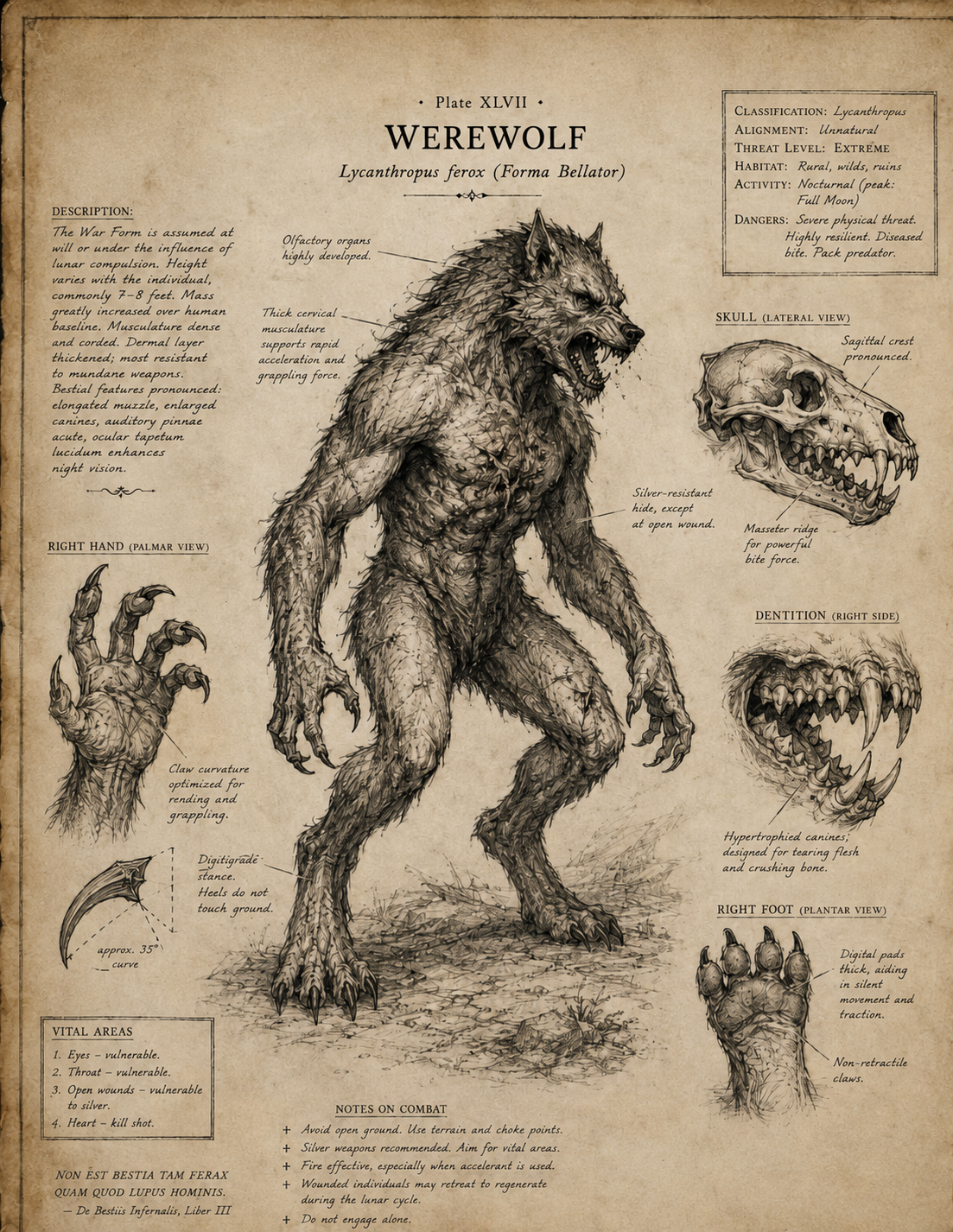 Werewolves — Vigil field plate
