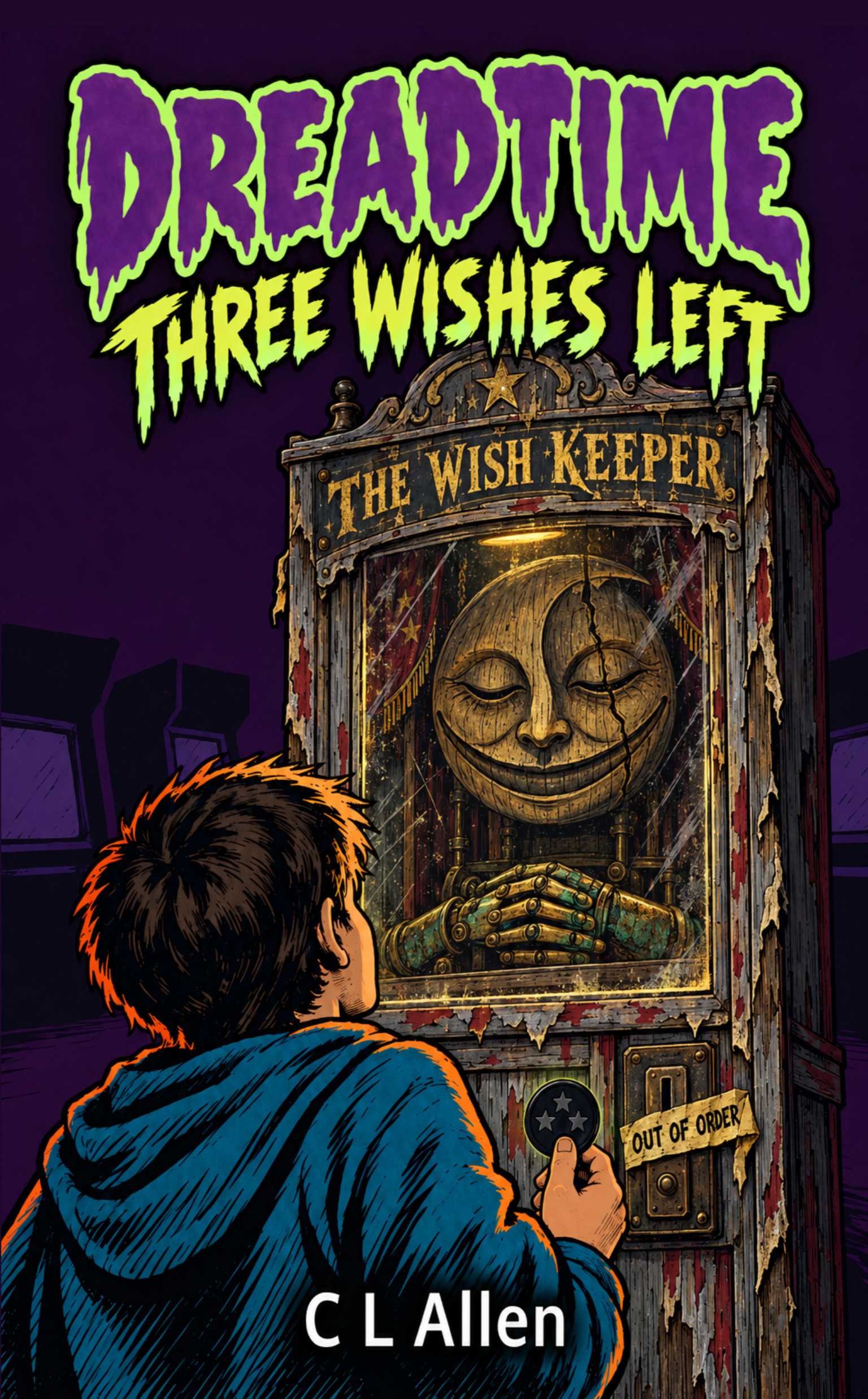 Book cover for Three Wishes Left by C L Allen